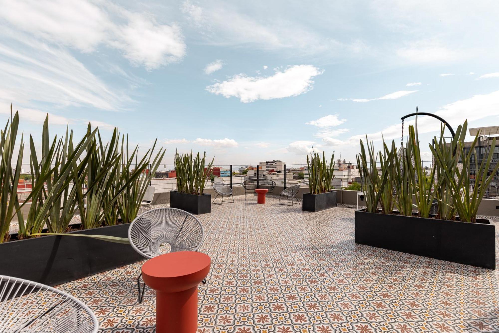 Apartment Building In Roma Norte With Amazing Shared Rooftop México DF Exterior foto